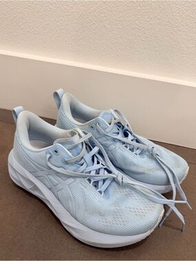 ASICS Women's Pale Blue Athletic Running Shoes